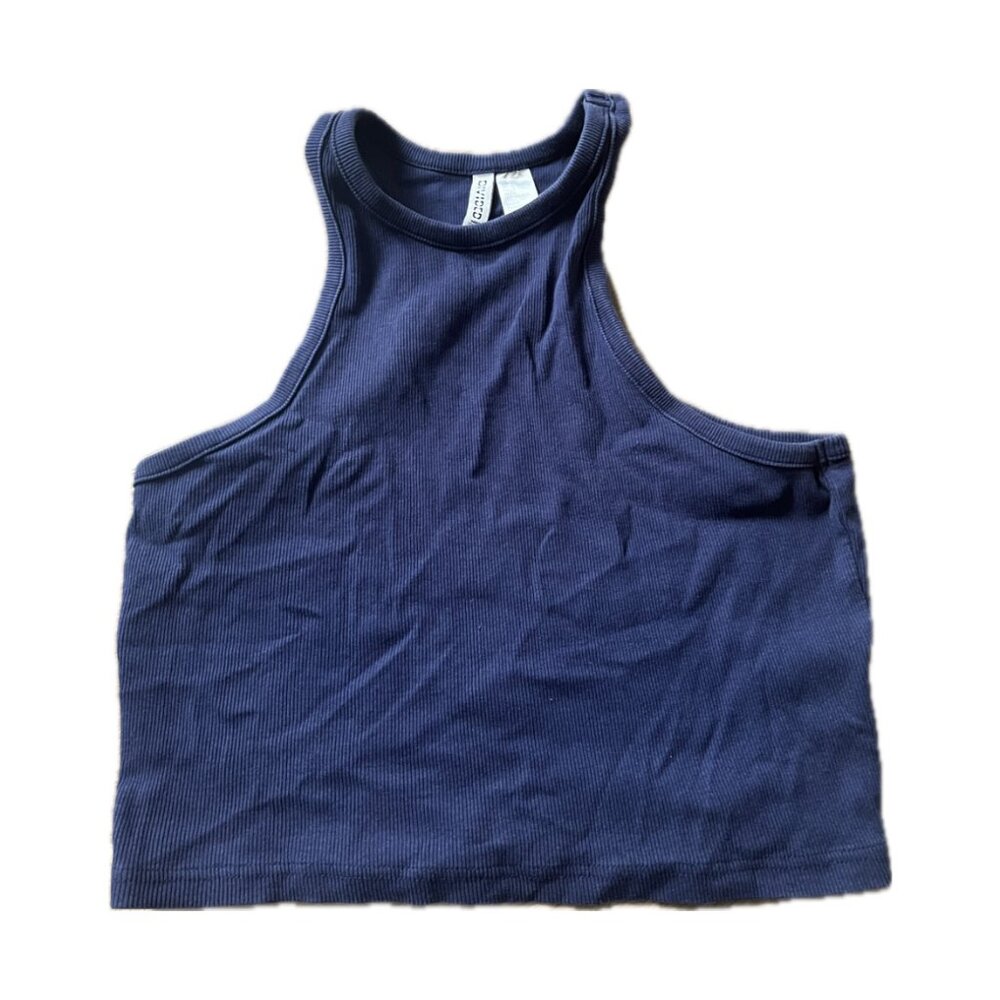 h&m navy blue tank top